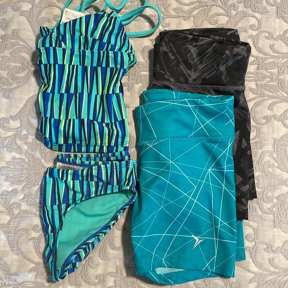 Kids Swim Set and biker shorts